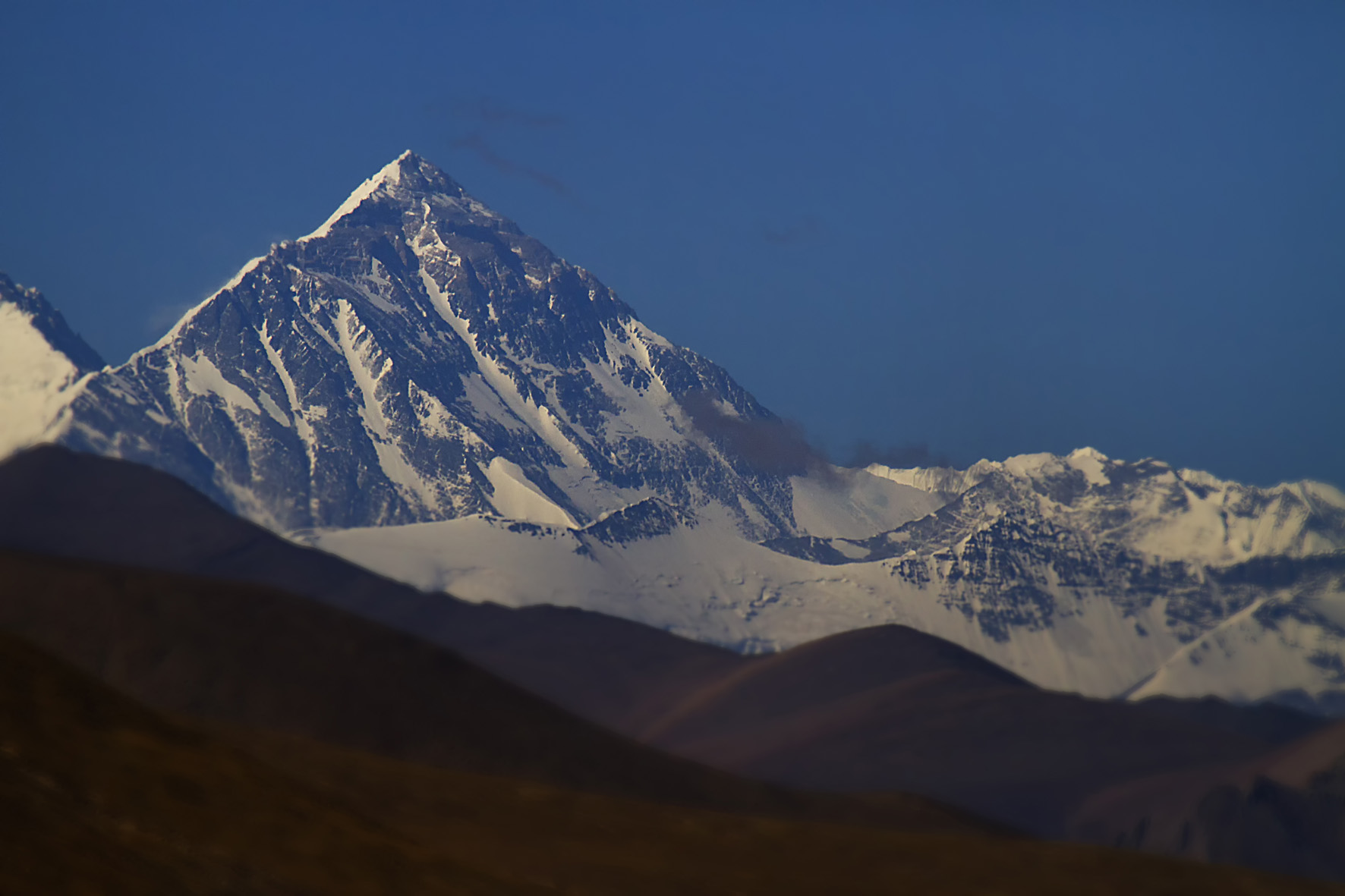 Mount Everest - North face from Tibet