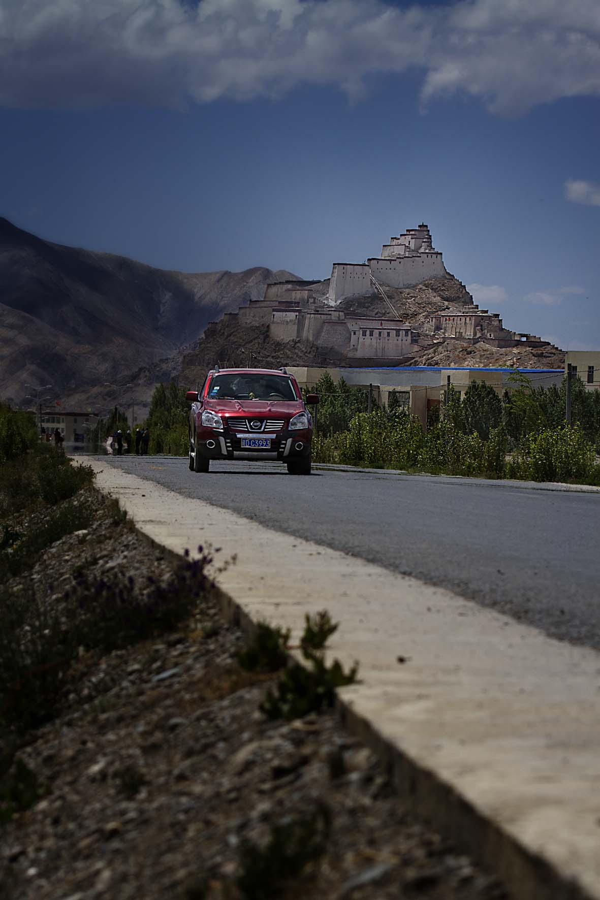Gyantse fort photographed by me in July 2012