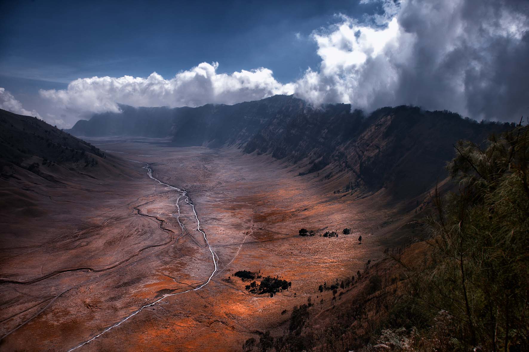 Ashes of Mount Bromo