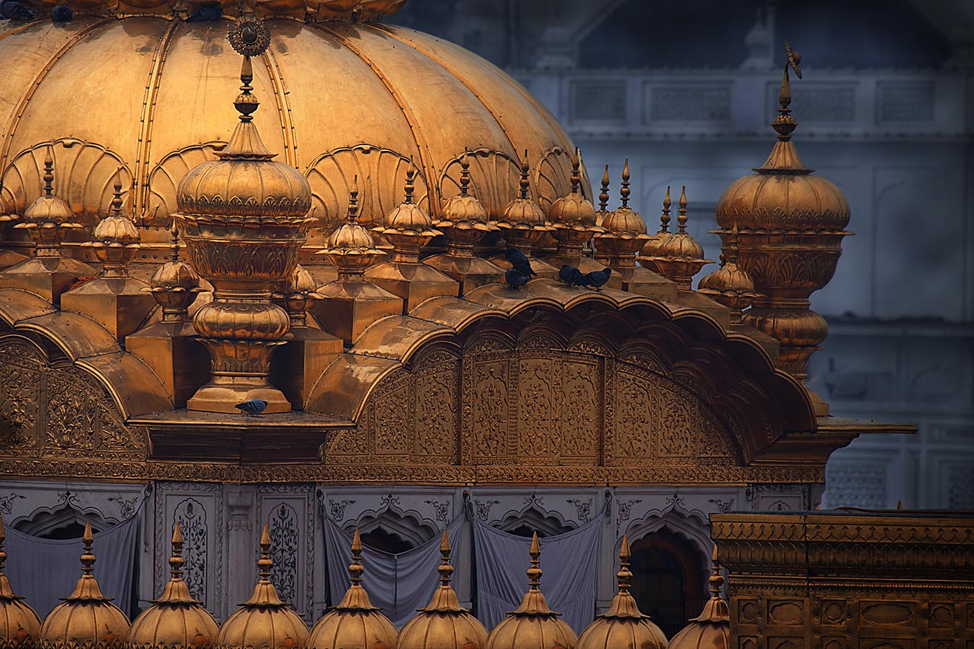 Domes of Golden Temple, Amritsar, India
