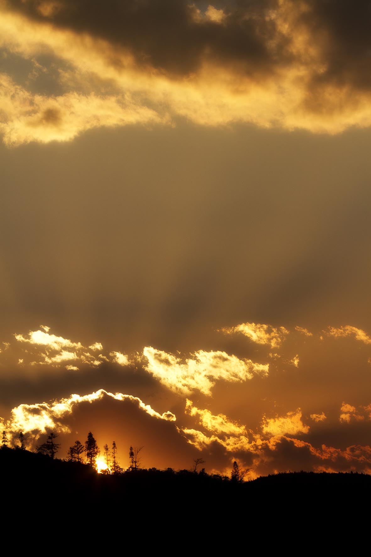 Sunset at Yuanyang, China